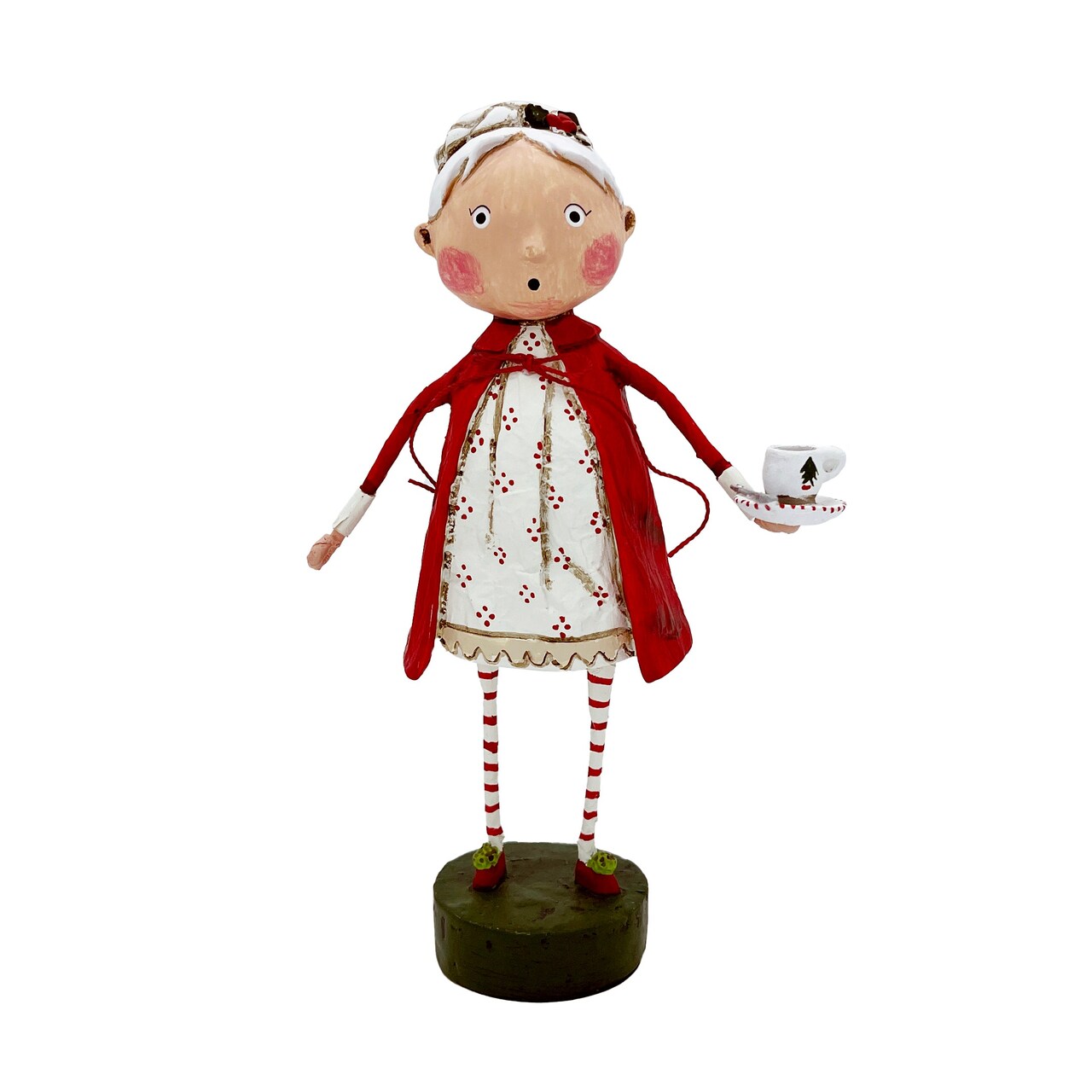 Lori Mitchell Christmas Collection: Rosy Cozy Mrs. Claus Figurine